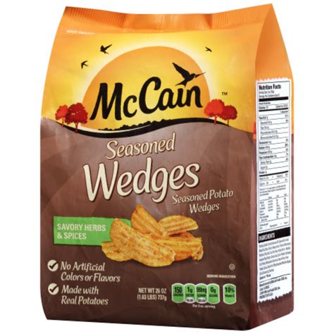 McCain Savory & Spices Seasoned Potato Wedges, 26 oz - Kroger