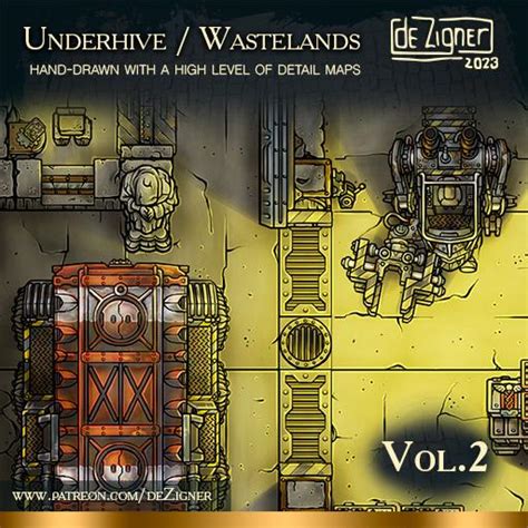 Underhive Wasteland Maps Vol2 Roll20 Marketplace Digital Goods