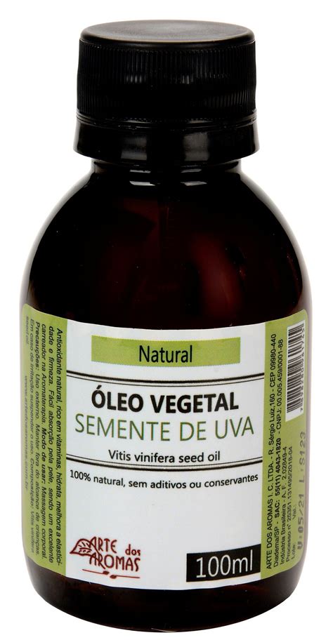 Óleo Vegetal Semente de Uva 30ml Arte dos aromas Arte dos Aromas