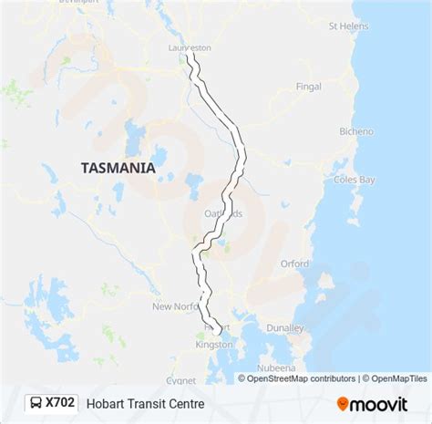 X Route Schedules Stops Maps Hobart Transit Centre Updated