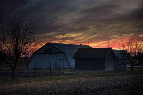 Wallpaper Sunlight Landscape Colorful Sunset Night Building Sky Clouds House Sunrise