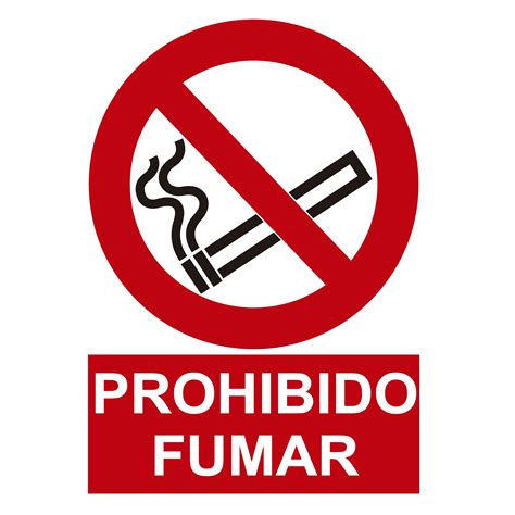 SEÑAL HOMOLOGADA DE PROHIBIDO FUMAR AMBAR ITC