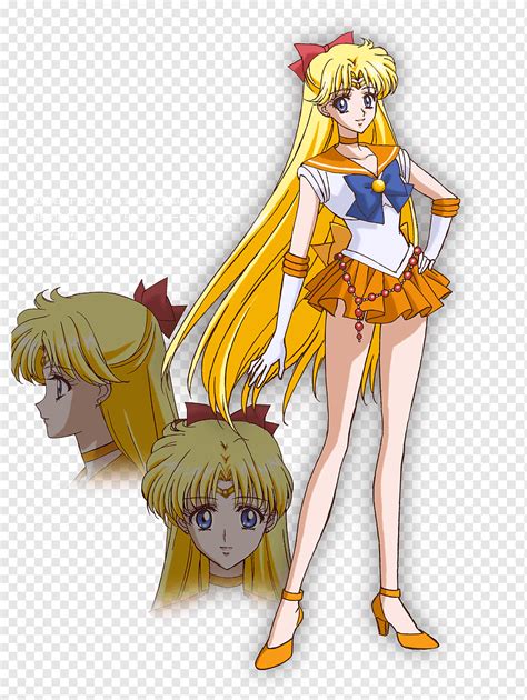 Sailor Venus Sailor Moon Television Show Anime Model Sheet Venus