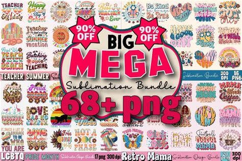 Big Mega Sublimation Design Bundle Graphic By Svgart Creative Fabrica