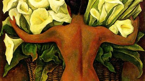 7 Curiosidades De La Pintura De Diego Rivera Desnudo Con Alcatraces So Close