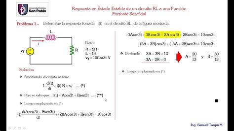 Respuesta En Estado Estable Problema Tipo 1 YouTube