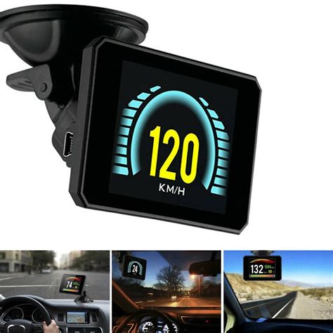 Buy P Car Hud Head Up Display Obd Ii Smart Digital Speed Warning