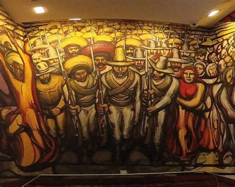 Mural Del Porfirismo A La Revolución De David Alfaro Siqueiros