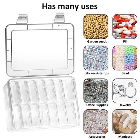 Small Bead Organizers Clear Bead Storage Containers Bead Storage