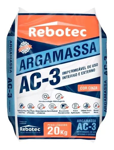 Argamassa Rebotec Ac Kg