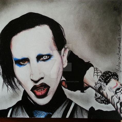 Marilyn Manson MM portrait by AuroreGothorn on DeviantArt