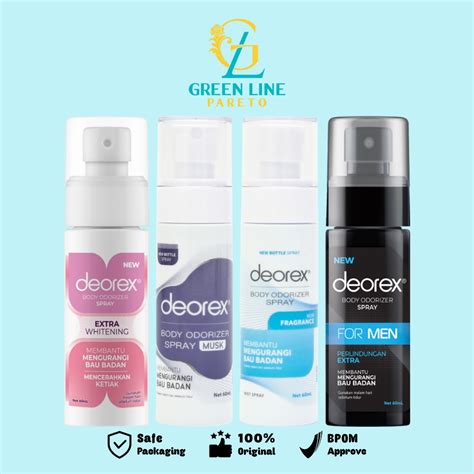 Jual Deorex Body Odorizer Non Fragrance Musk Extra Whitening Shopee