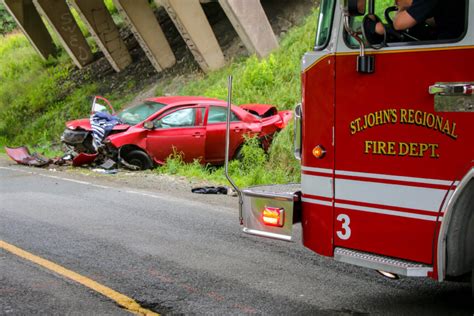 Updated Single Vehicle Crash Closes Portion Of Pearltown Road Sends