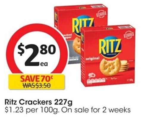 Ritz Crackers 227g Offer At Coles