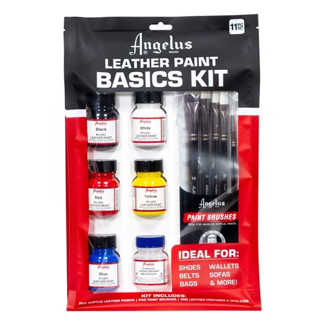 Angelus Leather Paint Basics Kit