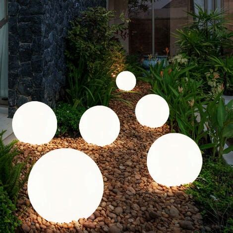 Sfera Luminosa Solare Da Giardino Sfera Luminosa A Led Solare