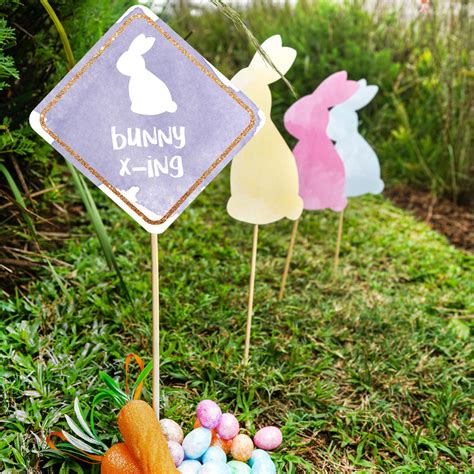 Easter Egg Hunt Signs Easter Hunt Decorations Sunshine Parties