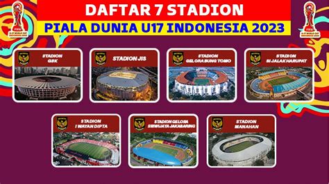 Daftar Stadion Piala Dunia U17 2023 Stadion GBK Diganti JIS Venue