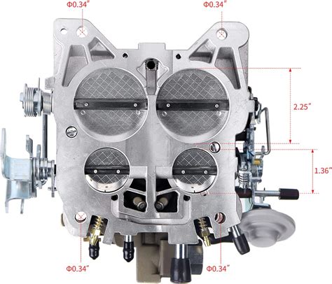 LOREADA Rochester Quadrajet Carburador De 4 Barriles Para Chevy 350 327