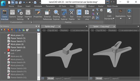 Nanocad D Modeling Module Is Designed For Direct And Parametric Modeling