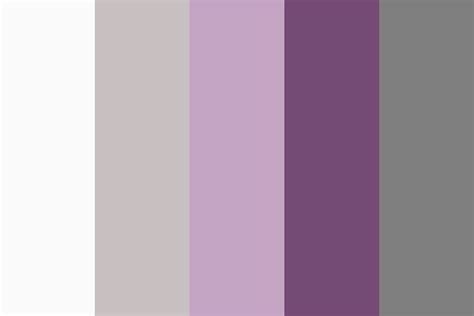 Silver Plum Wedding Color Palette