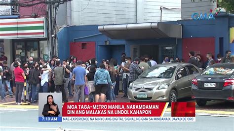 Mga Taga Metro Manila Naramdaman Din Ang Malakas Na Lindol Kahapon