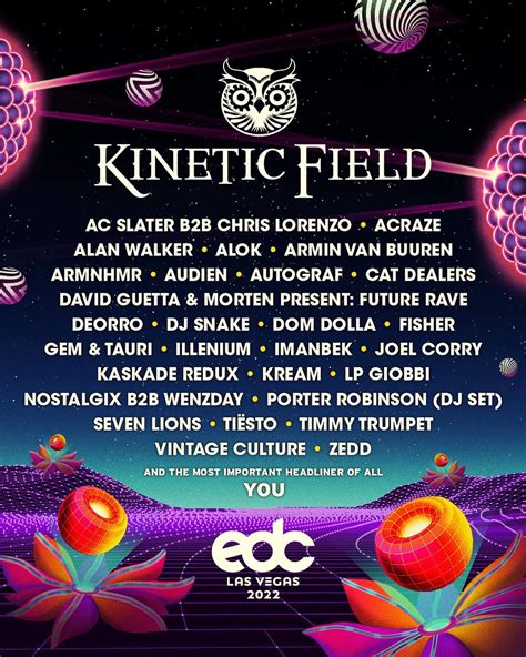 Stage By Stage Lineups Revealed For Edc Las Vegas Electronic Vegas