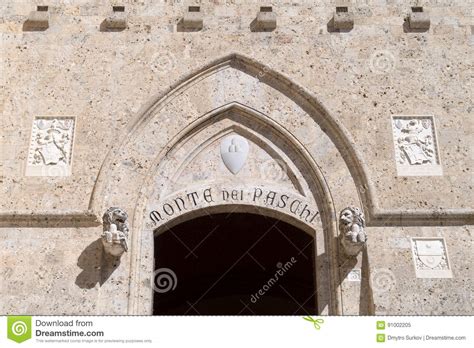 The Headquarters Of Banca Monte Dei Paschi Di Siena Spa Bank In