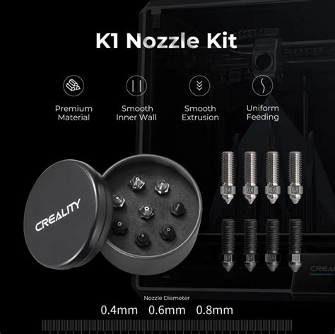 K1 K1 MAX Nozzle Kit 3dware Impression 3D Au Maroc