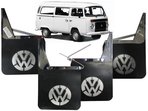 Para Barro Kombi Lameiro Borracha Suporte Inox Kit Pe As Logo