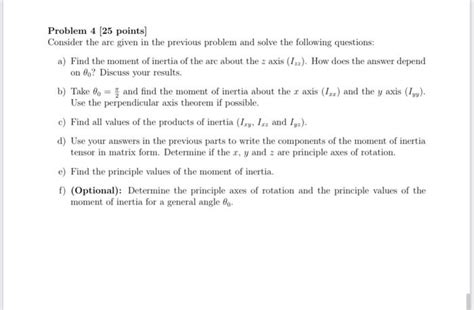 Solved Problem 4 25 Points Consider The Are Given In The