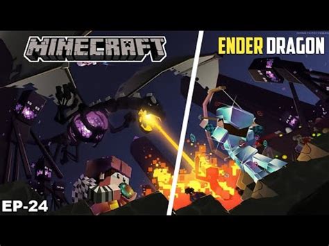 FINALLY DEFEAT ENDER DRAGON MINECRAFT PE EP 24 YouTube