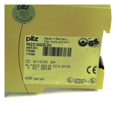 Pilz PNOZ X7 24VACDC 2n o 774059 Sicherheitsschaltgerät