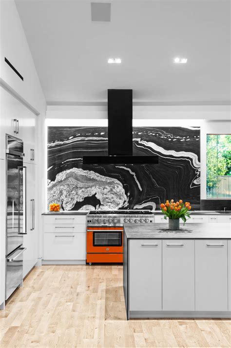 30+ Modern Black and White Backsplash ( SLEEK & MODERN ) - Tiles