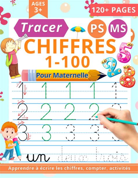 Cahier Decriture Des Chiffres Ps Ms Apprendre Tracer Les