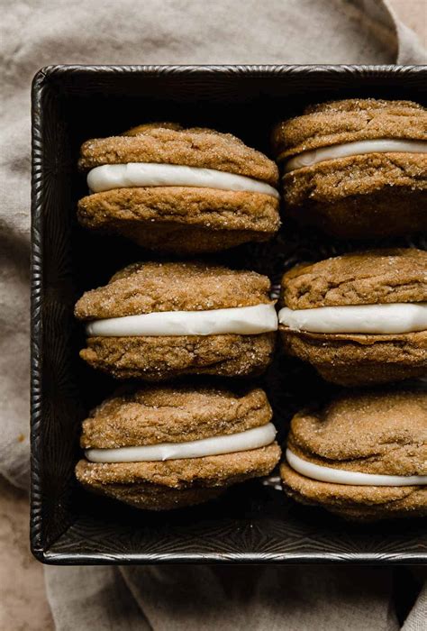 Gingerbread Sandwich Cookies — Salt And Baker