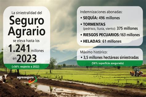 El seguro agrario bate record histórico de siniestralidad Seguros TV