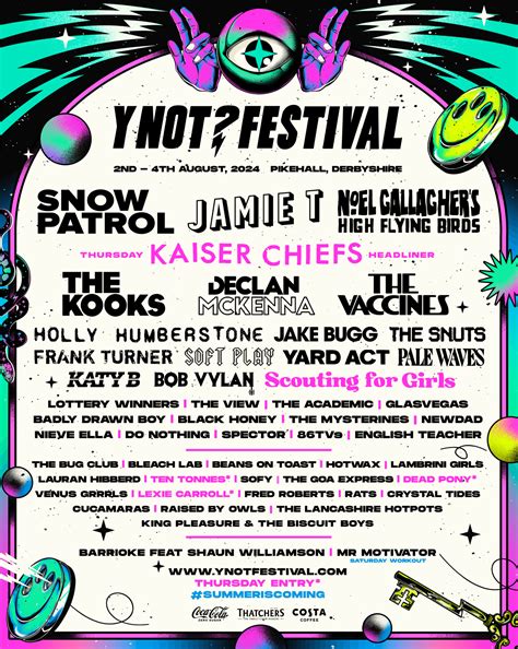 THE 2024 LINE UP IS HERE Y Not Festival