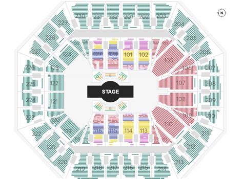 Oracle Arena Seating Chart