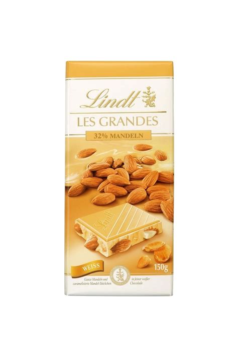 Lindt Les Grandes Mandeln Wei E Schokolade Tafel G Fiyat