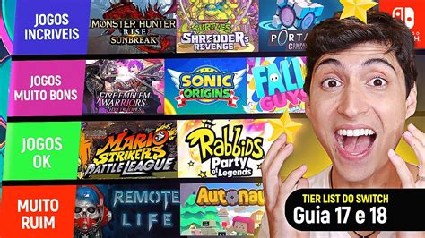 Super Tier List DANDO NOTA A 36 JOGOS Do Nintendo Switch 2022 Guia 17