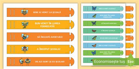 Br Ri Cu Mesaje De Bun Venit La Coal Activitate