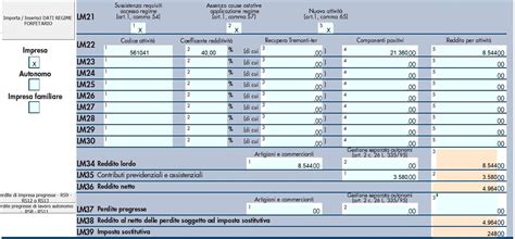 Contribuente Forfetario E Compilazione Del Quadro LM INTEGRATO GB