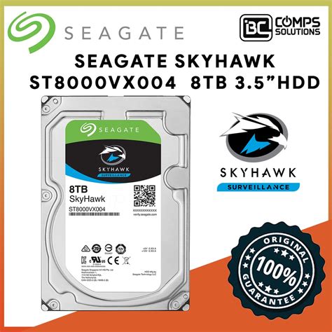 Seagate Tb Skyhawk Surveillance Cctv Hard Disk Hdd Drive