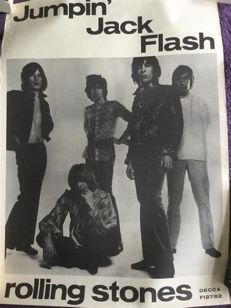 Jumpin Jack Flash Promo Poster R Rollingstones