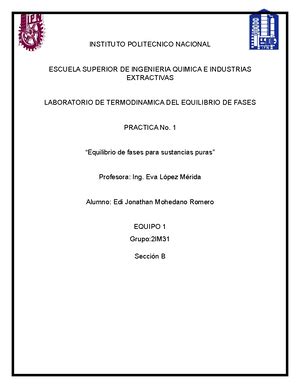 Manual de practicas unlocked ESCUELA SUPERIOR DE INGENIERÍA QUÍMICA E