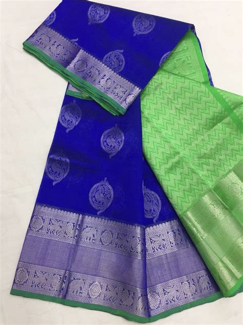 Kuppadam Pattu Sarees With Kanchi Border