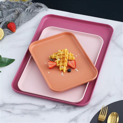 Witspace Restaurantware Fast Food Tray Sturdy Cafeteria Lunch Tray