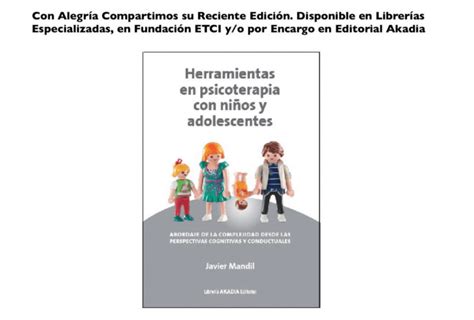 Herramientas En Psicoterapia Con Niños Y Adolescentes Nuevo Libro De