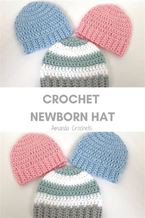 Crochet Newborn Hat Artofit